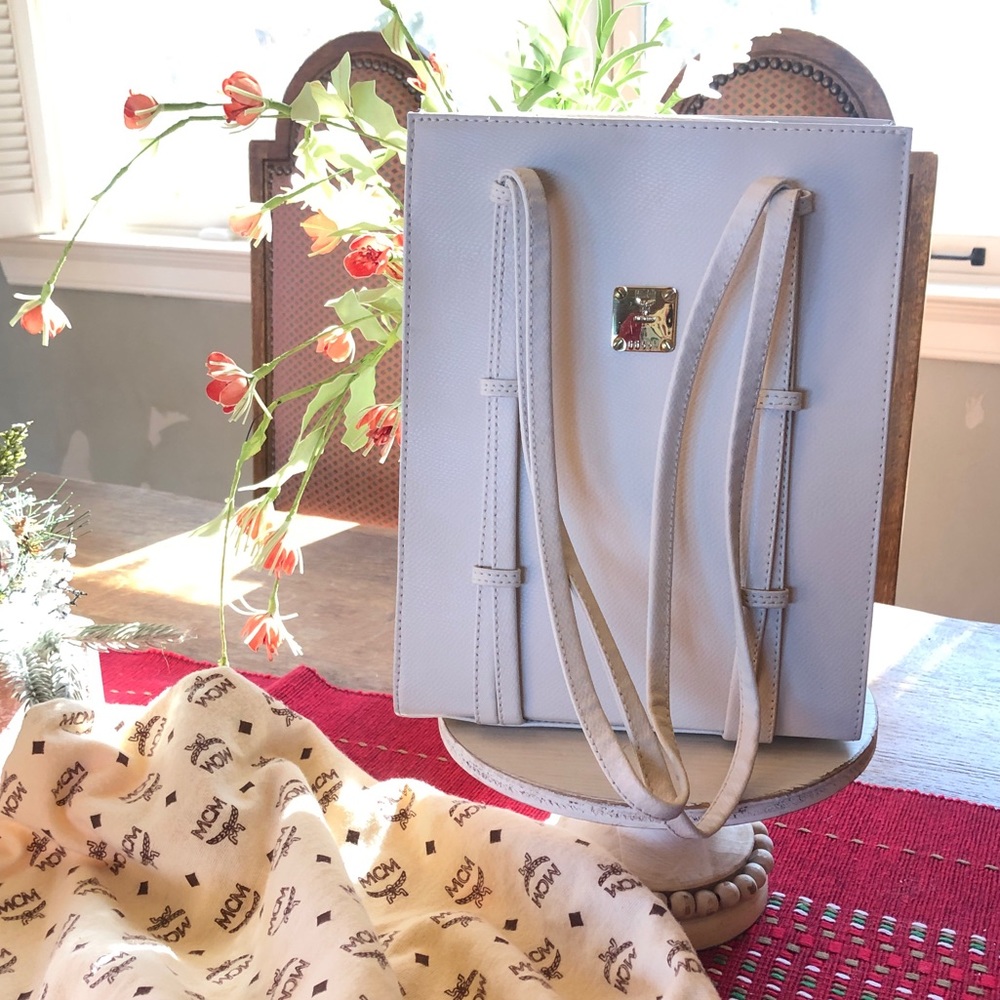 MCM Leather tote handbag